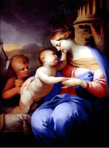 Lubin Baugin La Vierge, l'Enfant Jesus et saint Jean-Baptiste oil painting image